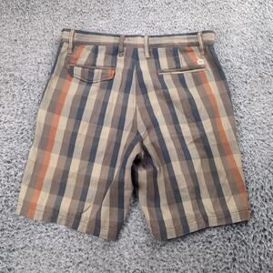 Tommy Bahama Shorts Men 34 Chino Preppy Normcore Dad Casual Plaid Classiccore